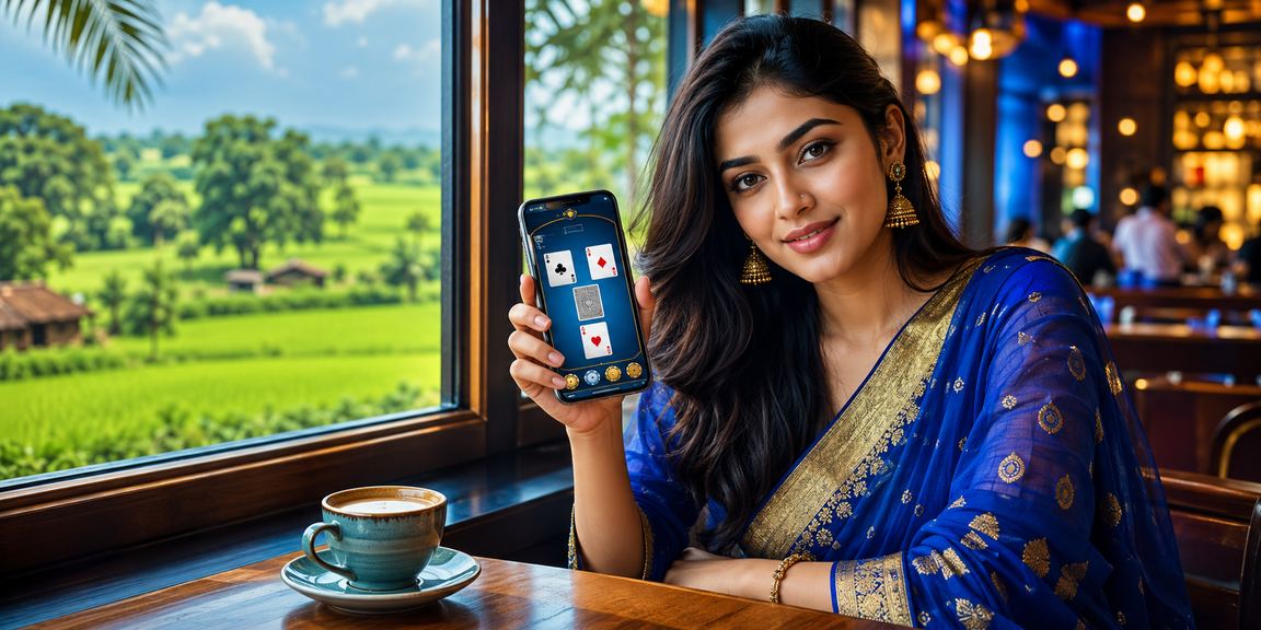 বগুড়ায় স্মার্টফোনে স্পোর্টস বেটিং প্ল্যাটফর্ম ব্যবহার করছেন একজন তরুণী